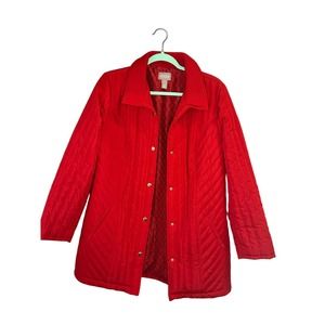 Women’s Chico’s Red Coat Size 1